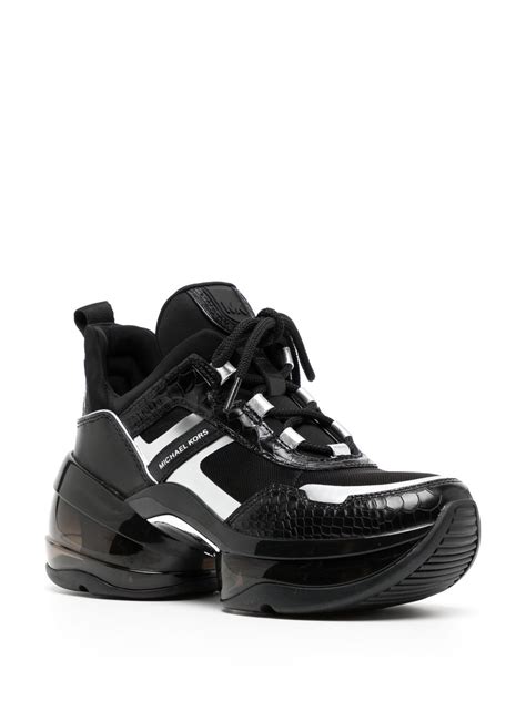 michael kors olympia schwarz sneaker|michael kors olympia extreme sneakers.